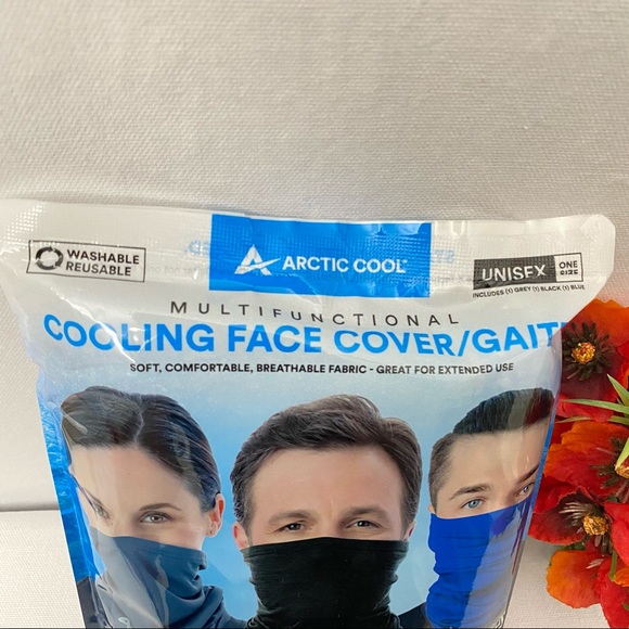 Arctic Cool Unisex Cool Face Cover/Gaiter,NWT - Picture 3 of 5